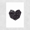 Marble Heart Unframed Print