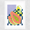 Papaya Power Wide White Frame