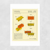 Building Bricks Unframed Print