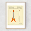 Guitar 1 Narrow Oak Frame
