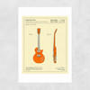 Guitar 2 Unframed Print