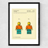 Toy Figure Medium Black Frame