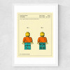 Toy Figure Medium White Frame