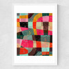 Fragments XI Medium White Frame
