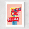 Exist Loudly Medium White Frame
