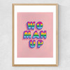 Woman Up Medium Oak Frame