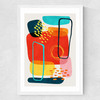 Ferra Medium White Frame
