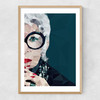 Iris Apfel Narrow Oak Frame
