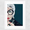 Iris Apfel Wide White Frame