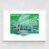 Borough Market by Rocket 68 Medium White Frame