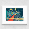 The London Tube Medium White Frame
