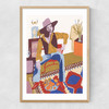 Hendrix at Home Narrow Oak Frame