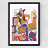 Hendrix at Home Medium Black Frame