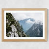 Mountains Wide Oak Frame