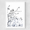 Winter Silhouettes Medium White Frame