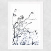 Winter Silhouettes Wide White Frame