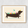 Bird Dog Narrow Oak Frame