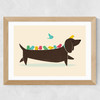 Bird Dog Wide Oak Frame