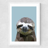 Sloth Medium White Frame