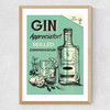 Gin Medium Oak Frame