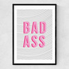 Bad Ass Narrow Black Frame