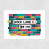 Brick Lane E1 Unframed Print