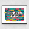 Brick Lane E1 Narrow Black Frame