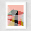 Canvas I Medium White Frame