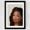 Oprah Wide Black Frame