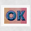 Ok by Sophie Ward Wide White Frame