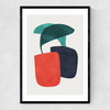 Still Life II Narrow Black Frame