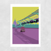 Millennium Bridge - St Pauls Unframed Print