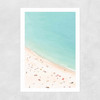 Aerial Beach Unframed Print