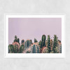 Cactus Garden Narrow White Frame