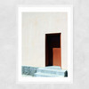 Door II Narrow White Frame