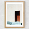 Door II Wide Oak Frame