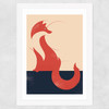 The Fox Wide White Frame