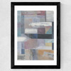 Painterly Abstract I Wide Black Frame