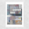 Painterly Abstract I Narrow White Frame