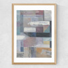 Painterly Abstract I Medium Oak Frame