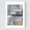 Painterly Abstract I Medium White Frame