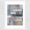 Painterly Abstract I Wide White Frame