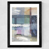 Painterly Abstract II Wide Black Frame