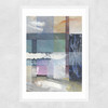 Painterly Abstract II Narrow White Frame