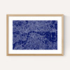 London Map Navy