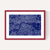 London Map Navy