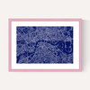 London Map Navy