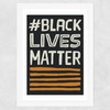 White Lives Matter Wide White Frame