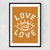 Love is Love Narrow Black Frame