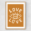 Love is Love Medium Oak Frame